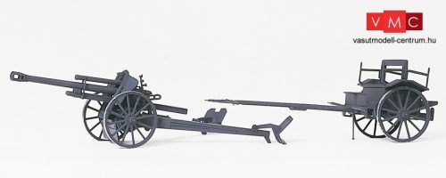 Preiser 16527 Német 105 mm-es tábori ágyú, Wehrmacht - építőkészlet (H0)