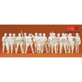   Preiser 16529 Amerikai gyalogos katonák, modern US Army - festetlen (H0)
