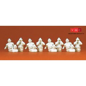   Preiser 16531 Német harckocsizók, Bundeswehr - festetlen (H0)