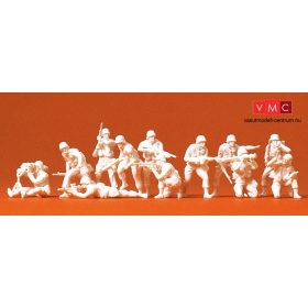   Preiser 16533 Amerikai gyalogos katonák, modern US Army - festetlen (H0)