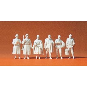   Preiser 16542 Német katonák eltávozáson, Wehrmacht (1939-45) - festetlen (H0)