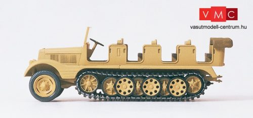 Preiser 16544 Német féllánctalpas teherautó SdKfz.11, nyitott, Wehrmacht / DAK - építőkészlet (H0)