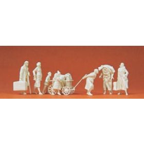 Preiser 16558 Háborús menekültek - festetlen (H0)