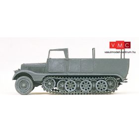   Preiser 16561 Német féllánctalpas teherautó SdKfz.11, ponyva nélkül, Wehrmacht - építőkészlet (H0)