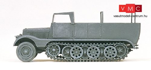 Preiser 16561 Német féllánctalpas teherautó SdKfz.11, ponyva nélkül, Wehrmacht - építő