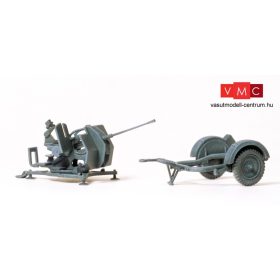   Preiser 16565 Német 20 mm-es légvédelmi gépágyú, Wehrmacht - építőkészlet (H0)