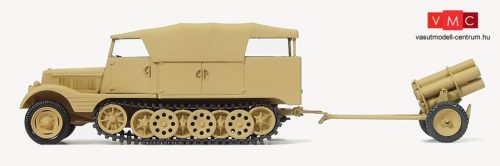 Preiser 16583 Német féllánctalpas teherautó SdKfz.11, Nebelwerfer, Wehrmacht - építőkés