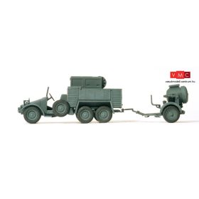   Preiser 16584 Krupp Protze Kfz.70 katonai teherautó keresőreflektorral - építőkészlet (H0)