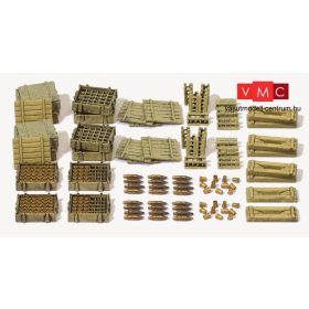   Preiser 16603 Lőszer, lőszeresládák és katonai kiegészítők (H0)