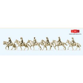   Preiser 16617 Német lovasság, nyeregben, Wehrmacht (1942-45) - festetlen (H0)