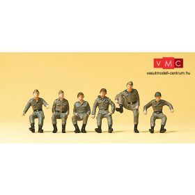   Preiser 16835 Német gépkocsizó és motoros katonák, motor nélkül, Bundeswehr (H0)