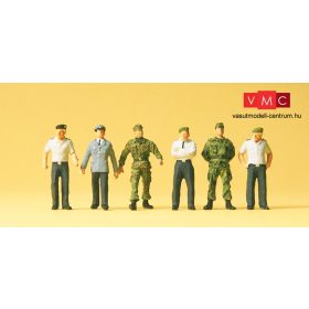   Preiser 16836 Német katonák a laktanyában, Bundeswehr (H0)