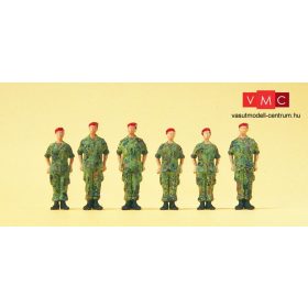   Preiser 16841 Német katonák, vigyázban álló, Bundeswehr (H0)