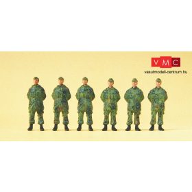 Preiser 16842 Német katonák, álló, Bundeswehr (H0)