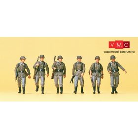   Preiser 16875 Német menetelő gyalogság, Wehrmacht (1939-45) (H0)