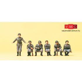   Preiser 16876 Német katonák csapatszállító teherautón Wehrmacht (1939-45) (H0)