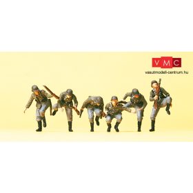   Preiser 16878 Német páncélgránátos katonák ütközetben, Wehrmacht (1939-45) (H0)