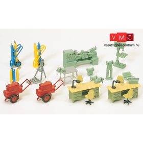 Preiser 17185 Műhely belső berendezés (H0)