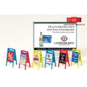 Preiser 17208 Hirdetőtáblák, plakátok (H0)