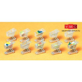 Preiser 17224 Áruházi bevásárlókocsik (H0)