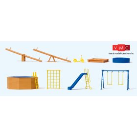 Preiser 17351 Játszótéri játékok medencével (H0)