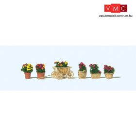 Preiser 17717 Virágok különböző virágtartókban (H0)