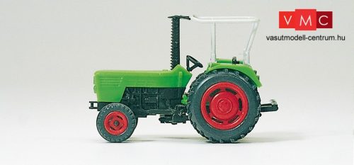 Preiser 17913 Deutz D6206 mezőgazdasági traktor, oldalsó vágó adapterrel (H0)