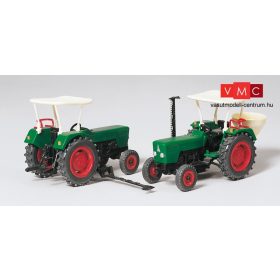   Preiser 17920 Deutz D6206 mezőgazdasági traktor, oldalsó vágó adapterrel - építőkészlet (H0)