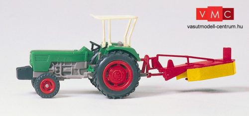 Preiser 17930 Deutz D6206 mezőgazdasági traktor, forgó/vágó adapterrel (H0)