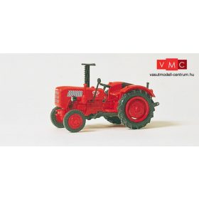   Preiser 17934 Fahr mezőgazdasági traktor oldalsó vágó adapaterrel (H0)