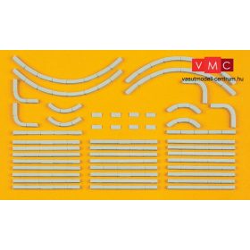 Preiser 18200 Szegélykövek úttesthez, járdához (H0)