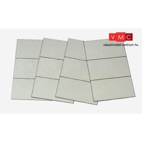 Preiser 18325 Betonlap útelemek 216 x 132 x 2,5 mm (H0)
