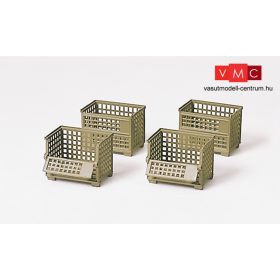   Preiser 18363 Rácsos raklapok, katonai olajzöld színben (H0)