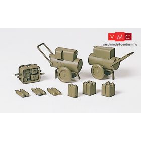   Preiser 18364 Hegesztőtranszformátor és generátor, katonai olajzöld színben (H0)