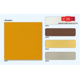   Preiser 19575 Dekorlap, parketta - fehér színben, 95 x 95 mm, 3 db (H0)