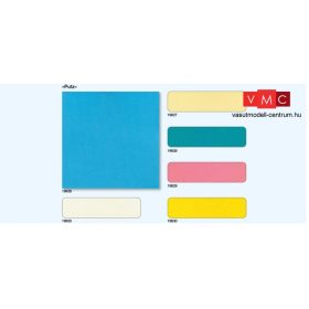   Preiser 19630 Dekorlap, vakolt belső fal épületekhez - sárga színben, 95 x 95 mm, 3 db (H0)