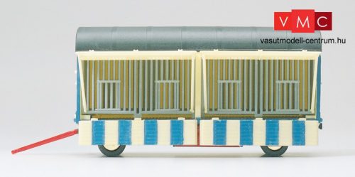 Preiser 21019 Ketreces pótkocsi, Zirkus Krone, nyitott állapotban (H0)