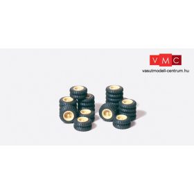   Preiser 21038 Gumi és felnikészlet, Zirkus Krone, csontszín (H0)