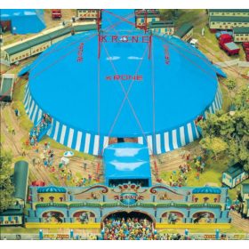   Preiser 21045 Cirkuszi sátor, kiegészítőkkel, Zirkus Krone (H0)