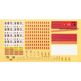   Preiser 21048 Cirkuszi sátorkiegészítők, Zirkus Krone (H0)