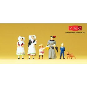 Preiser 24608 Spreewald-i csoport az 1900-as évekből (H0)