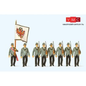 Preiser 24613 Rendvédelmi alakulat felvonuláson (H0)