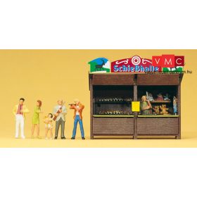 Preiser 24694 Céllövölde résztvevőkkel (H0)