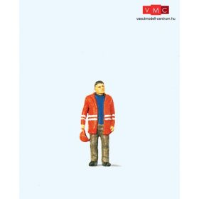 Preiser 28010 Vasutas, tolatószemélyzet (H0)