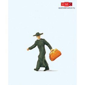 Preiser 28015 Plébános nagy sietségben (H0)