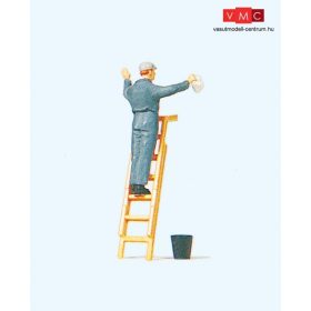 Preiser 28048 Személykocsimosó vasutas (H0)