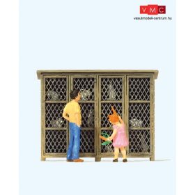 Preiser 28099 Nyúletetés a ketrecnél (H0)