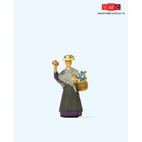 Preiser 28106 Virágárus asszony (H0)