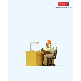 Preiser 28107 Rendőrtiszt az íróasztalnál (H0)