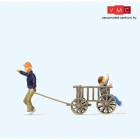 Preiser 28112 Gyerekek kiskocsival (H0)